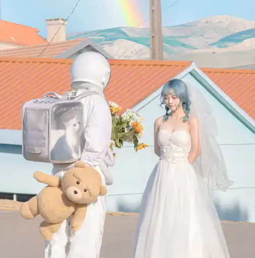  宇航员情侣头像,太好看啦,疯狂存图