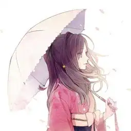  热爱世间万物热爱你时尚温馨的二次元qq情侣动漫头像