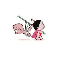  有小破孩和丫丫的情侣头像吗,照片多一些