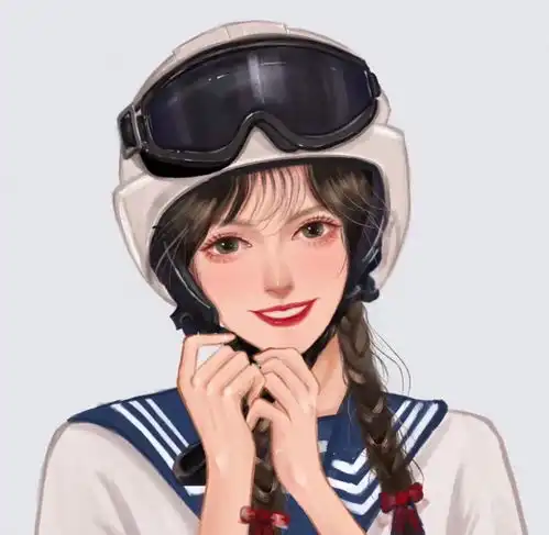  情侣头像头盔系列