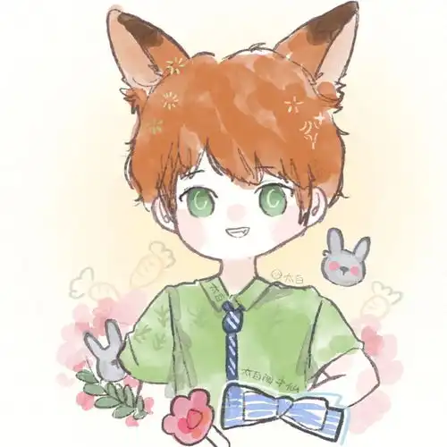  疯狂动物城情侣头像狐尼克和兔朱迪cp情头