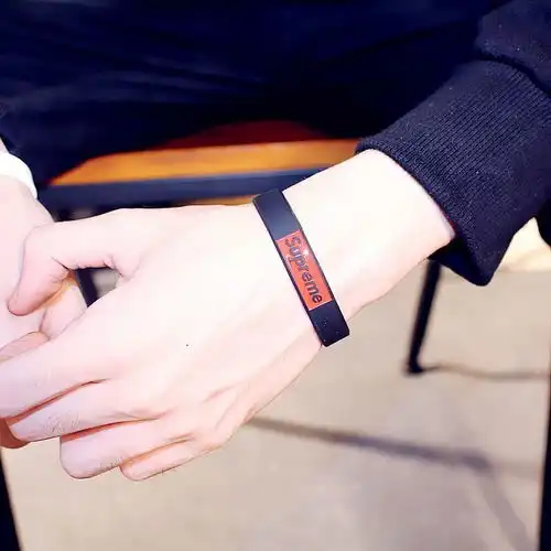  情侣男女学生夜光荧手环一对手链硅胶手碗nba篮球球星闺蜜