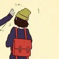  动漫背书包头像微信头像图片大全