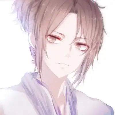  霸气红色系情侣头像动漫一对好看红色情头一人一半