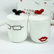  仿搪瓷陶瓷杯咖啡杯水杯创意怀旧可爱马克杯子批发