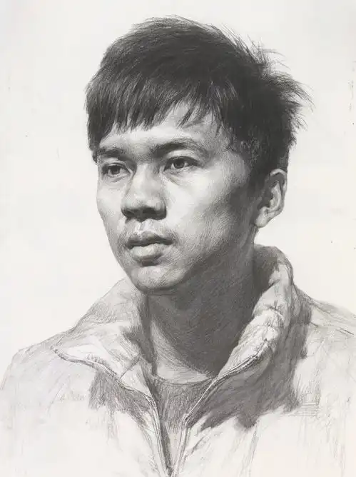  素描视频教程下载,联考中素描头像的构图与找形方法