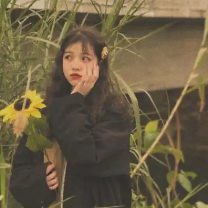  这种看着属于森系但是又复古的复古系闺蜜头像一对