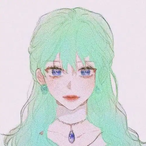  请绿色头发的情头一男一女大佬们谢谢