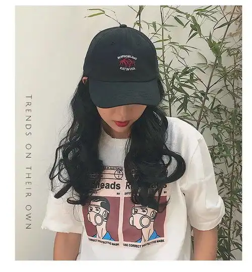  帽子女遮阳帽防晒太阳帽夏鸭舌帽百搭韩版潮ins学生棒球帽男情侣