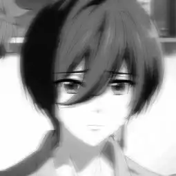  头像男动漫冷酷黑白再帅丶也是我男人