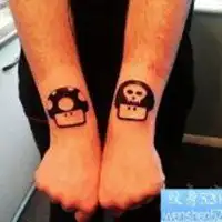  死神纹身情侣头像霸气微信头像图片大全