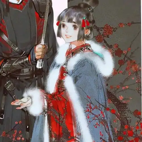  情侣头像一对两张,古风