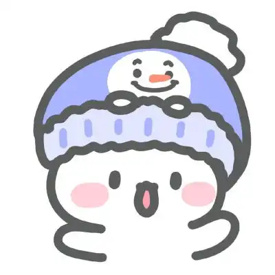 可爱小兔冬日限定头像