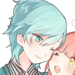  与你目光相遇时心叮叮当当像悬挂的风铃被轻轻的撞甜蜜好看的二次元qq情侣头像