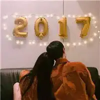  我们的日子红红火火韩系情侣头像2017最潮