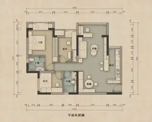  重庆95后情侣花28万打造86㎡三室一厅古风满满