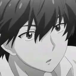  头像男动漫冷酷黑白再帅丶也是我男人