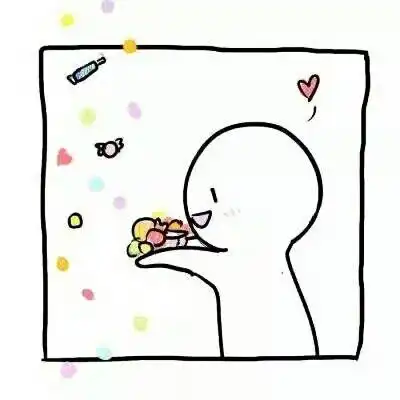  小白人情侣头像一对简笔画可爱小人系列