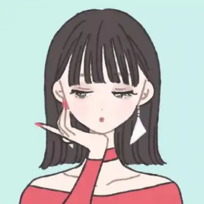手绘可爱女孩头像,卡哇伊也适合闺蜜使用的