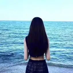  女生头像,背影系列