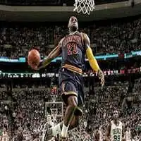  詹姆斯头像扣篮nba篮球明星詹姆斯扣篮头像