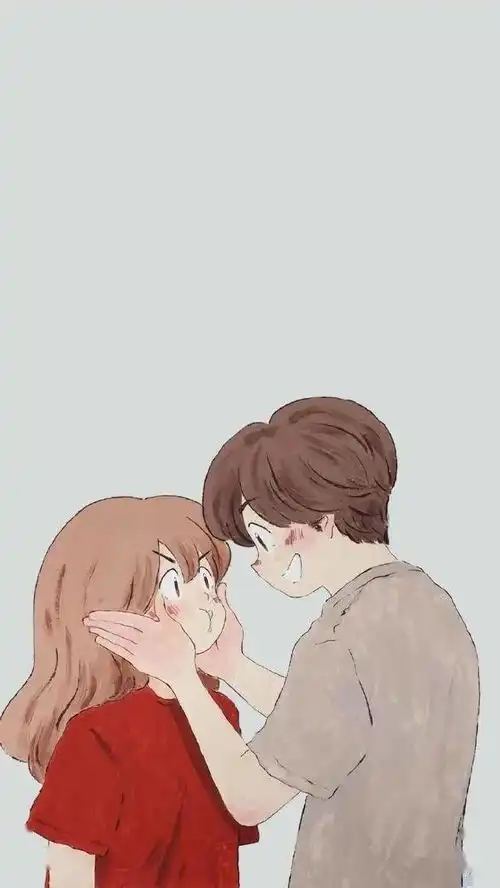  情侣壁纸心动只需一秒,心爱却是一辈子