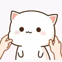  蜜桃猫情侣头像一对一张微信头像图片大全