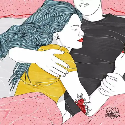  当下超火的情侣插画,每一张都让人脸红心跳