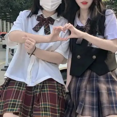 2021jk制服女生头像,闺蜜两人一人一张,喜欢的自取