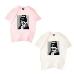  韩域丹依娜2018夏装新款欧洲站欧美个性宽松显瘦学生百搭短袖t恤上衣情侣装大码女装潮ylx008