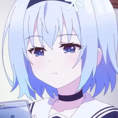  陆川泫蓝发高清动漫女头龙王的卡通动漫头像我要个性网