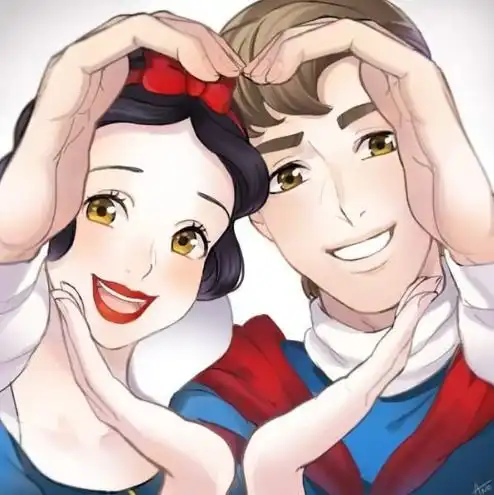  迪士尼公主可爱的比心画面,你们见过吗哪个最可爱呢