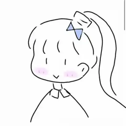  手绘简笔q版头像女生,这么好的菇凉你会必爱的