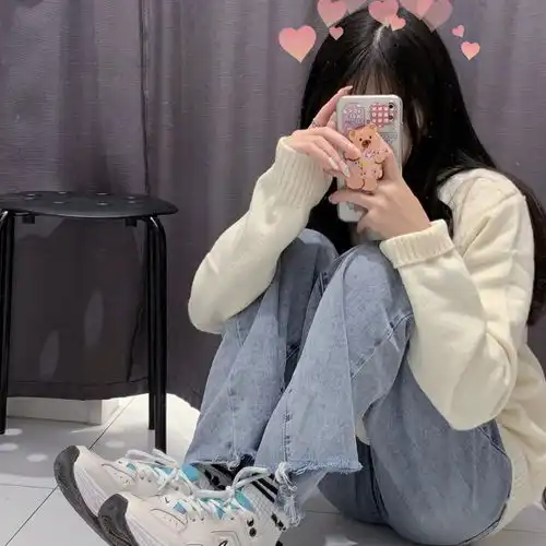  真人女头ins头像