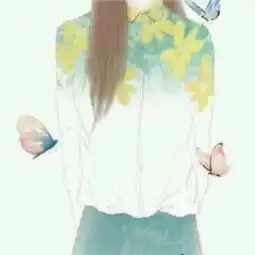  找图片,一对情头的女生