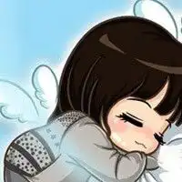  谁有qq情侣头像卡通睡觉的