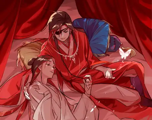  天官赐福花城与谢怜为你花开满城,为你灯明三千