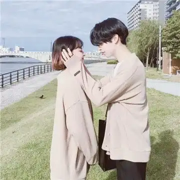  韩国染发唯美情头头像