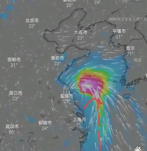  台风格美来袭江西准备迎接狂风暴雨的15小时挑战