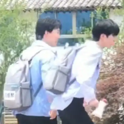  几岁了奔跑吧郭麒麟被蔡徐坤拉着假装跳水吓出表情包