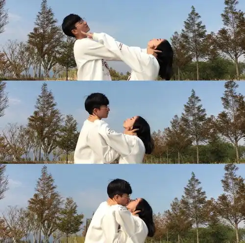  get一下超级甜美的情侣照get情侣