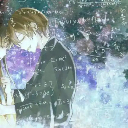  2020很经典的公式动漫情侣头像一男一女,全部是数字公式