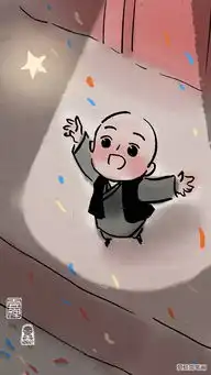  水墨风一禅小和尚壁纸