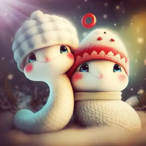  萌萌的情侣版十二生肖宝贝