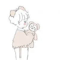  森系手绘情侣头像一对简约微信头像图片大全