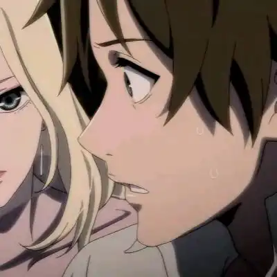  情侣动漫头像眉梢眼角藏秀气