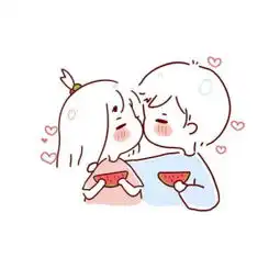  2020新版微信头像卡通情侣一左一右