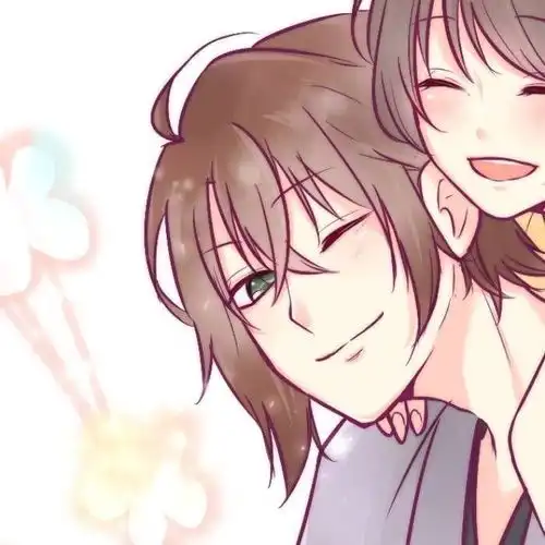  二次元动漫情侣头像,又甜又好看