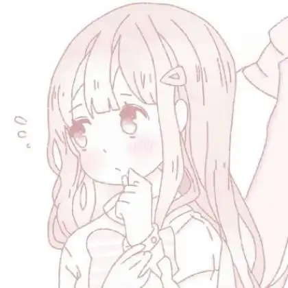  能不能抱抱我萌卡通情侣头像一对