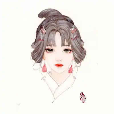动漫头像女古风唯美淡雅忧伤动漫头像